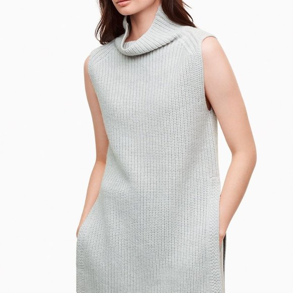 Wilfred Sleeveless Gray Wool Sweater XXS Like New - Picture 6 of 8